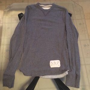 Grey Medium Abercrombie & Fitch Long Sleeve shirt